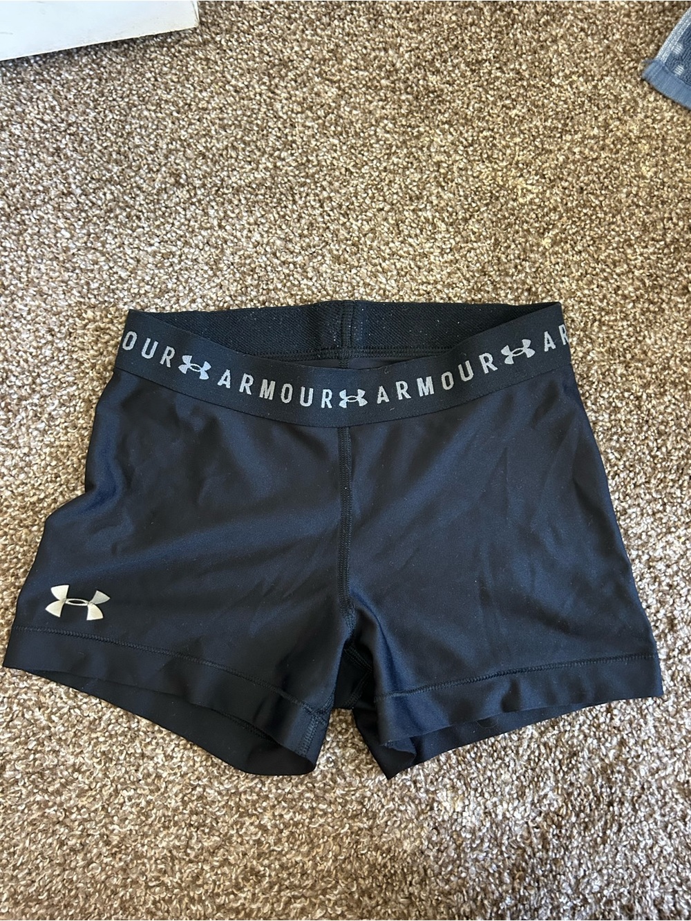 Under Armour Black Women's Performance Athletic Shorts